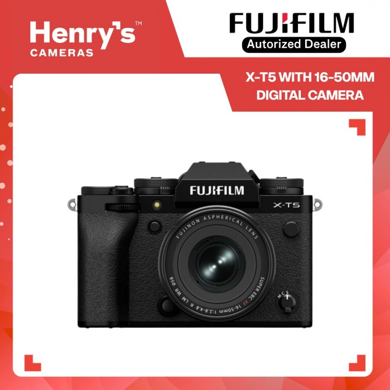 Fujifilm XF X-T5 with 16-50mm Digital Camera Black